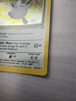 Pokemon TCG Wigglytuff Holo Rare Card 19/130 Base Set 2 - Image 3