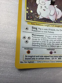 Clefairy 5/102 Base Set Holo Holo Rare WOTC Pokemon Card - Image 2