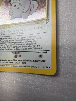 Clefairy 5/102 Base Set Holo Holo Rare WOTC Pokemon Card - Image 3