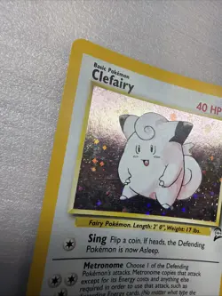 Clefairy 5/102 Base Set Holo Holo Rare WOTC Pokemon Card - Image 5