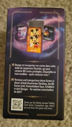 Disney Lorcana TCG: The First Chapter 80 Card Deck Box Captain Hook Ravensburger - Image 2
