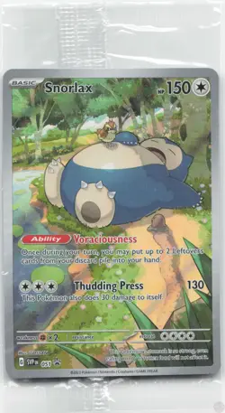 Snorlax 051 Promo Scarlet & Violet Promo Pokemon Near Mint - Image 1