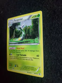 Serperior 8/113 Holo Rare Legendary Treasures Pokemon NM - Image 3