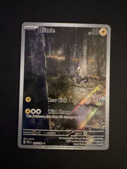Pokemon TCG Blitzle 195/182 Paradox Rift Illustration Rare Holo NM - Image 1