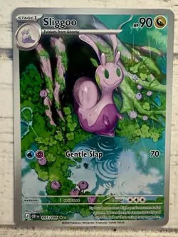 Pokemon Chaos Rising Sliggoo #095/086 ME04: Illustration Rare! NM/MINT!! - Image 1