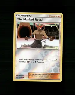 The Masked Royal 139/168 UC Celestial Storm Pokemon Reverse Holo Near Mint D-12 - Image 1