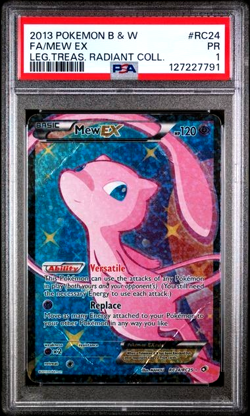 PSA 1 PR POKEMON Mew EX LEGENDARY TREASURES RADIANT COLLECTION #RC24 Full Artz - Image 1
