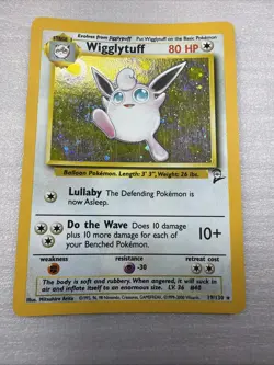 Wigglytuff - Holo - 19/130 Base Set 2 - Pokemon TCG - 2000 - Image 1