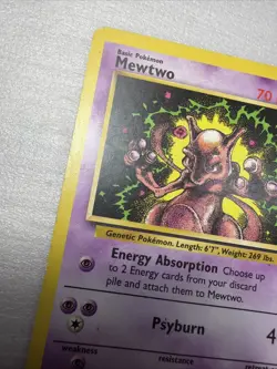 1999 Pokemon Wizards Black Star Promos Mewtwo #14 - Image 5