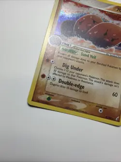 Pokemon TCG Dugtrio Crystal Guardians Holo 2006 5/100 Vintage - SWIRL 🌀 - Lp - Image 4
