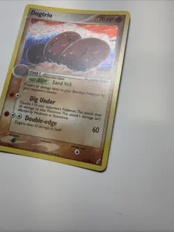 Pokemon TCG Dugtrio Crystal Guardians Holo 2006 5/100 Vintage - SWIRL 🌀 - Lp - Image 5