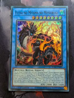 Futsu no Mitama no Mitsurugi SUDA-EN093 Super Rare 1st Edition YuGiOh TCG Card - Image 1