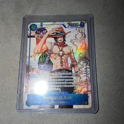 One Piece TCG Carrying On His Will Ace OP13-119 SEC Alt Art English - Image 1