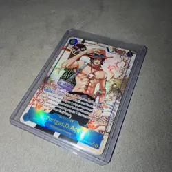 One Piece TCG Carrying On His Will Ace OP13-119 SEC Alt Art English - Image 2