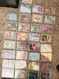 Pokemon TCG Card Lot Binder Boxes Foil Cards Astral Radiance SV1V Meowth Eevee - Image 2