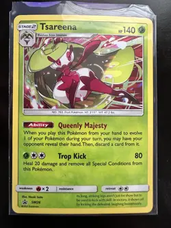 Tsareena - SM26 - Pokemon Sun & Moon Promo Holo Rare Card - Image 1