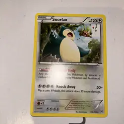 Snorlax Breakthrough Regular Card 118/162 - Image 2