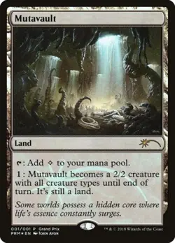 Mutavault -Foil Near Mint MTG Promos: Grand Prix - Image 1