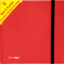 ULTRA PRO BINDER ECLIPSE PRO Binder 12 Pocket Holds 480 Cards Red - Image 1