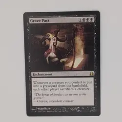 Wizards of the Coast Grave Pact 2011 Black Enchantment Regular MTG English - Image 1