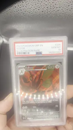 2023 Pokemon Scizor Illustration Rare PSA 10 Card #205/197 Obsidian Flames EN - Image 2