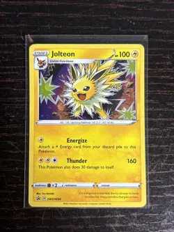 Jolteon SWSH094: Sword & Shield Black Star Holo Promo Pokemon Card - Image 1