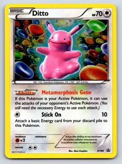 Ditto XY40 Holo Promo XY Promo Pokemon Lightly Played - Image 1