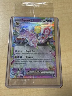 Espeon ex 034/131 - Pokemon TCG Prismatic Evolutions STAMPED SEALED NM - Image 1