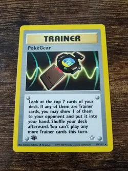 Pokemon Neo Genesis 1st Edition PokeGear 88/111 Non Holo NM-MINT - Image 1