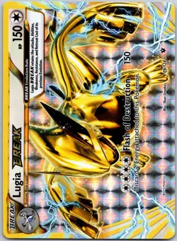 Lugia BREAK 79/124 BREAK Rare Fates Collide Near Mint - Image 1