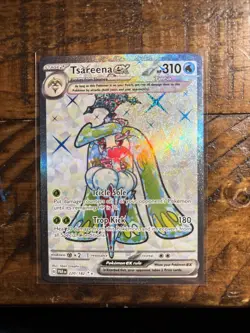 Pokemon TCG Tsareena EX Paradox Rift Tera Full Art Ultra Rare - Image 1