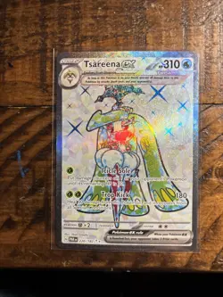 Pokemon TCG Tsareena EX Paradox Rift Tera Full Art Ultra Rare - Image 3