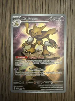 2025 Pokemon ME: Mega Evolution Black Star Promo Alakazam 009 - Image 1