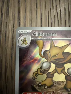 2025 Pokemon ME: Mega Evolution Black Star Promo Alakazam 009 - Image 2