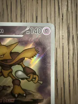 2025 Pokemon ME: Mega Evolution Black Star Promo Alakazam 009 - Image 5