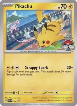 Pikachu (190) Scarlet & Violet: Black Star Promos​ - Near Mint Pokemon TCG - Image 1