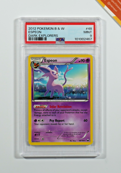 Pokemon PSA 9 Espeon #48 Dark Explorers 2012 English - Image 1