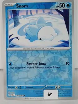 Snom - reverse holo - SV: Temporal Forces #045 - POKEMON - NM - V - Image 5