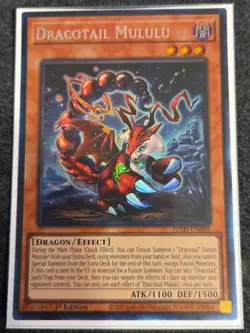 Yugioh Dracotail Mululu JUSH-EN005 Collector Rare 1st Ed NM - Image 1