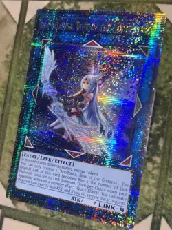 YuGiOh APOLLOUSA, BOW OF THE GODDESS Quarter Century Secret Rare RA02-EN040 - Image 1