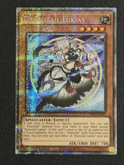 Yu-Gi-Oh! Dracotail Lukias Starlight Rare JUSH-EN001 1st Ed - Image 1