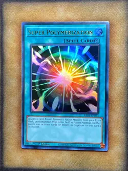 Yugioh Super Polymerization RA03-EN053 Ultra Rare 1st Ed NM - Image 1