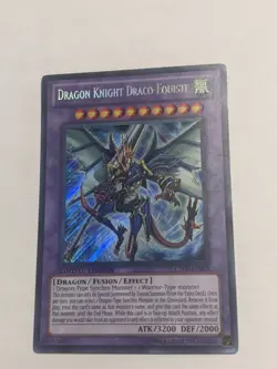 Yugioh Dragon Knight Draco-Equiste CT07-EN003 Secret Rare Limited Edition LP - Image 1