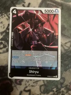 Shiryu PRB02-015 Premium Booster The Best Vol. 2 Foil Rare One Piece TCG - Image 1