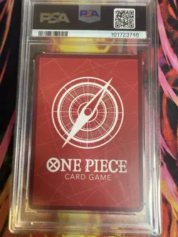Monkey D Luffy Alt Art Errata OP01-003 Romance Dawn PSA 10 - Image 4