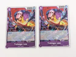 2x Trafalgar Law (069) OP09-069 Rare Emperors in the New World One Piece - Image 1