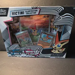 Pokemon Black Bolt & White Flare Victini Illustration Collection Box Sealed - Image 1