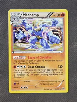 Machamp 49/101 Holo Rare Pokemon Black & White Plasma Blast 2013 - Image 1
