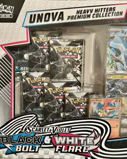 Pokemon TCG: Unova Heavy Hitters Premium Collection Black Bolt & White Flare New - Image 2