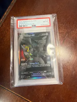 2025 Pokemon Zekrom ex #172 Black White Rare PSA 8 NM-MT Black Bolt - Image 1